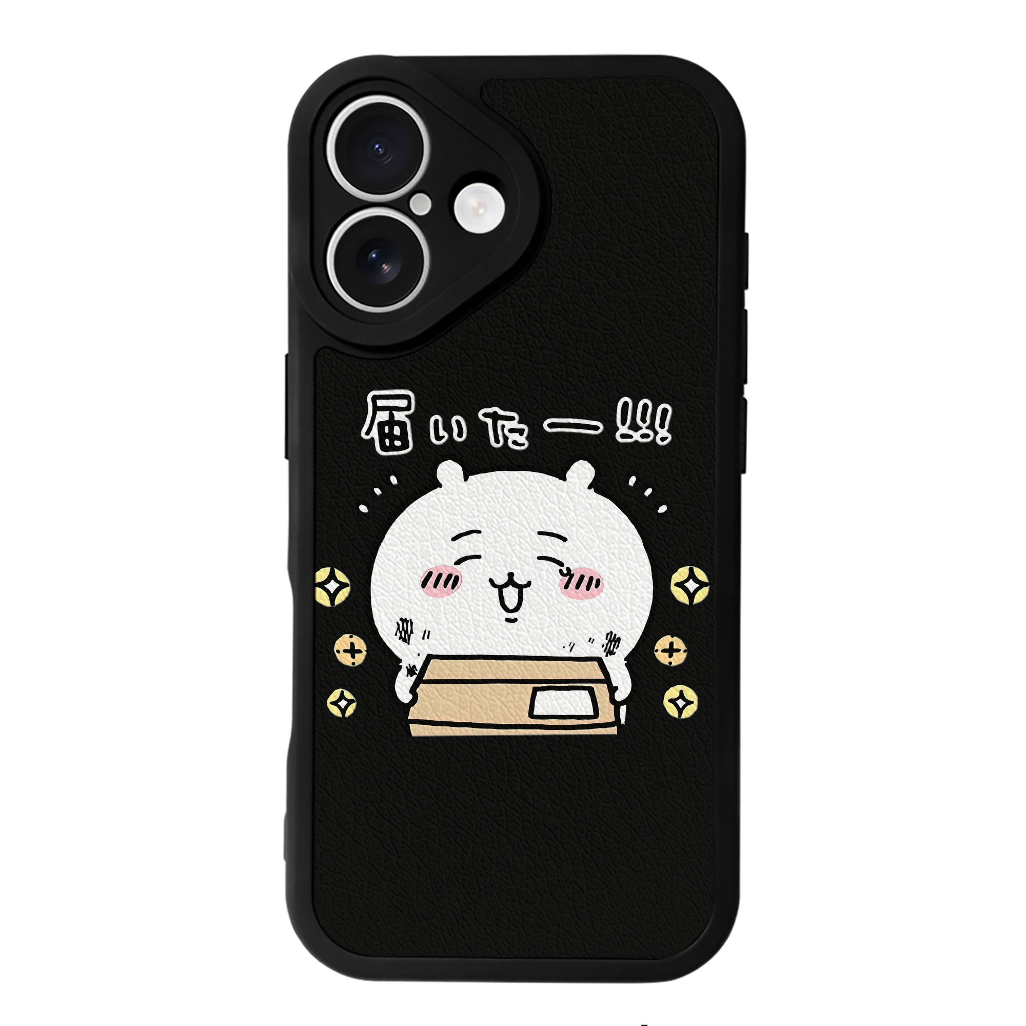 （画像用） ちいかわ ちいかわ Chii-kawa chiikawa 【iPhone 16シリーズ対応】シリコンスマホケース（レザー調） 材質：シリコン